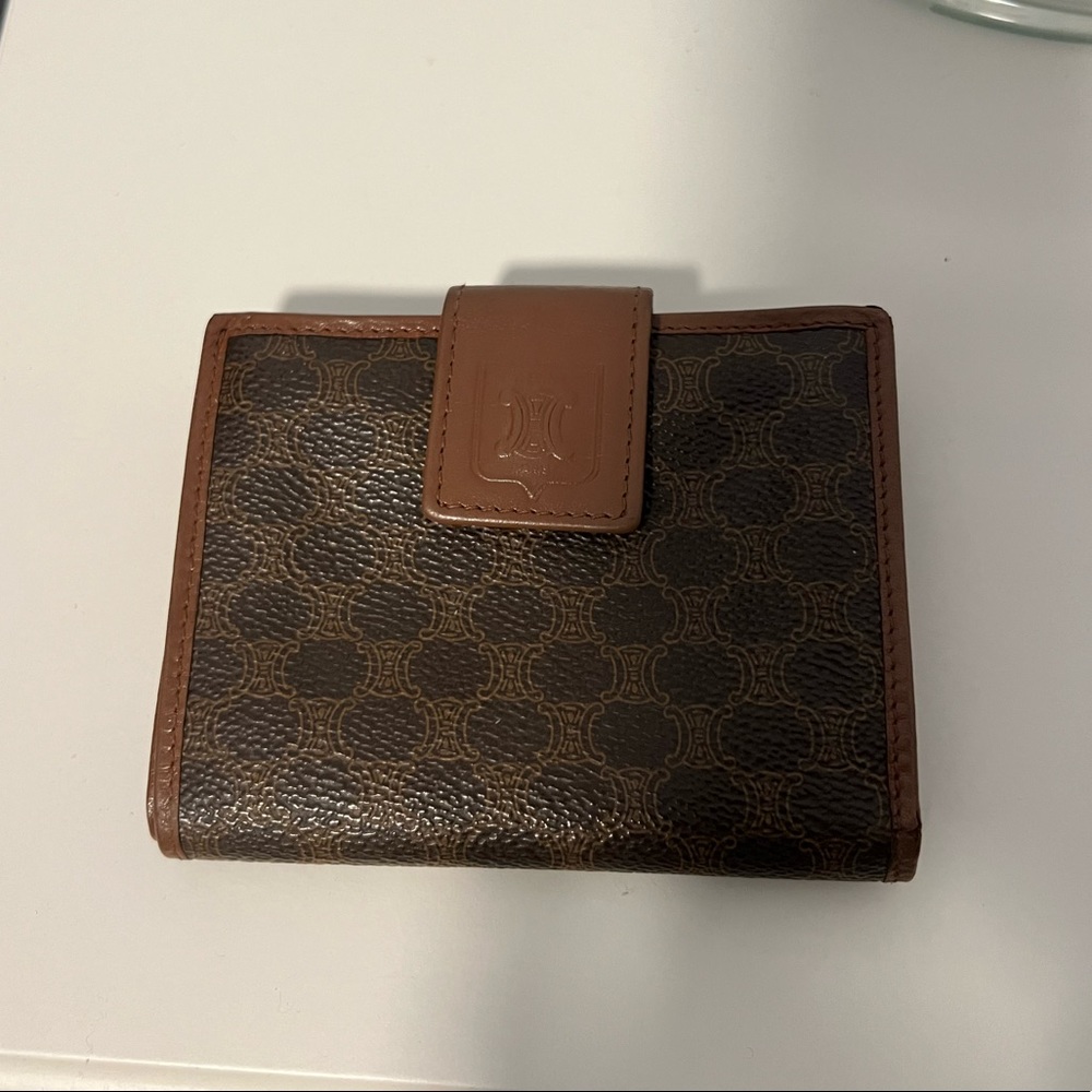 Vintage Celine Macadam Triomphe Wallet - Great condition!
